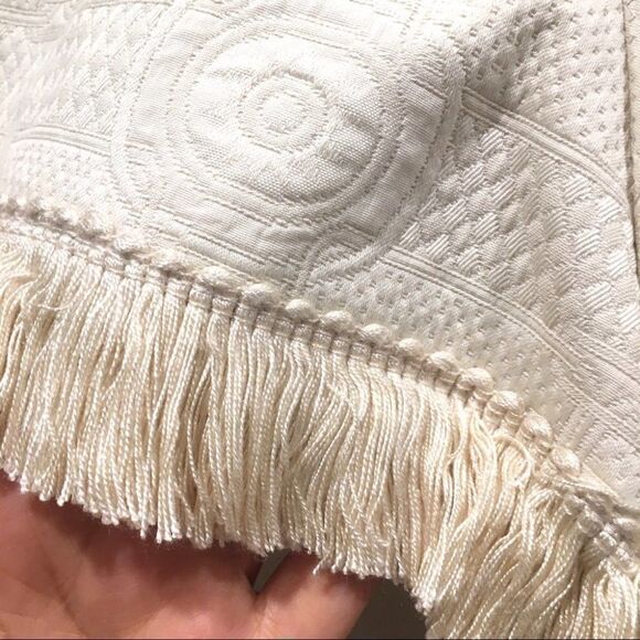 STUNNING French connection Fringe Embroidered Beaded boho shorts 8 FLAWED - Picture 9 of 12